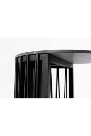   Round Black Ceramic Coffee Tables (2) | Oroa.com