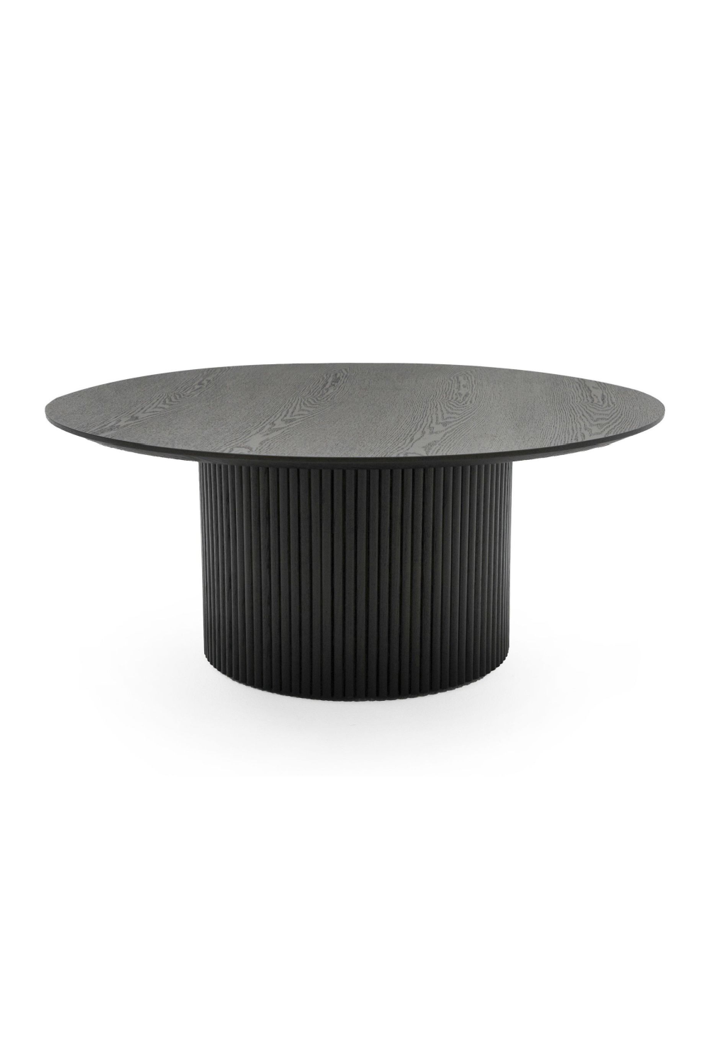   Black Ash Round Coffee Table | Oroa.com