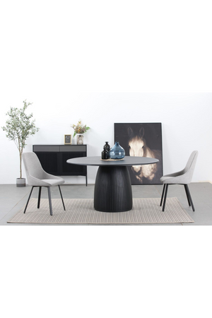   Black Oak Louvered Sideboard | Oroa.com