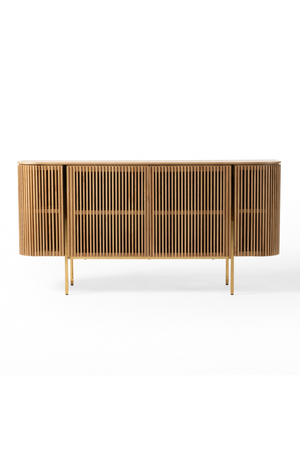   Slatted Natural Ash Sideboard | Oroa.com