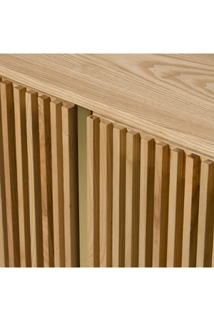   Slatted Natural Ash Sideboard | Oroa.com