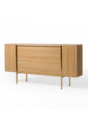   Slatted Natural Ash Sideboard | Oroa.com