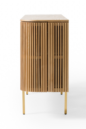   Slatted Natural Ash Sideboard | Oroa.com