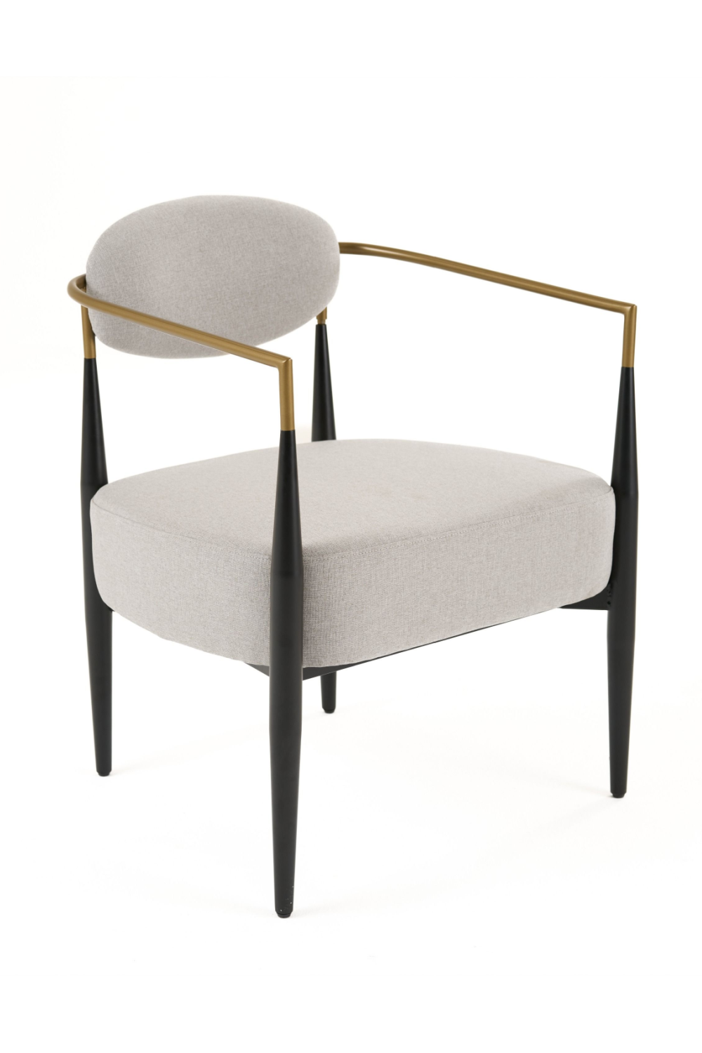   Gold-Armed Accent Chair | Oroa.com