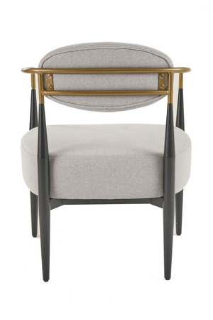   Gold-Armed Accent Chair | Oroa.com