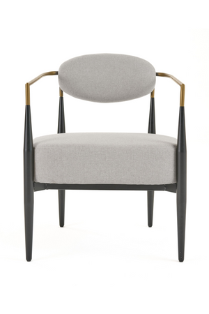   Gold-Armed Accent Chair | Oroa.com