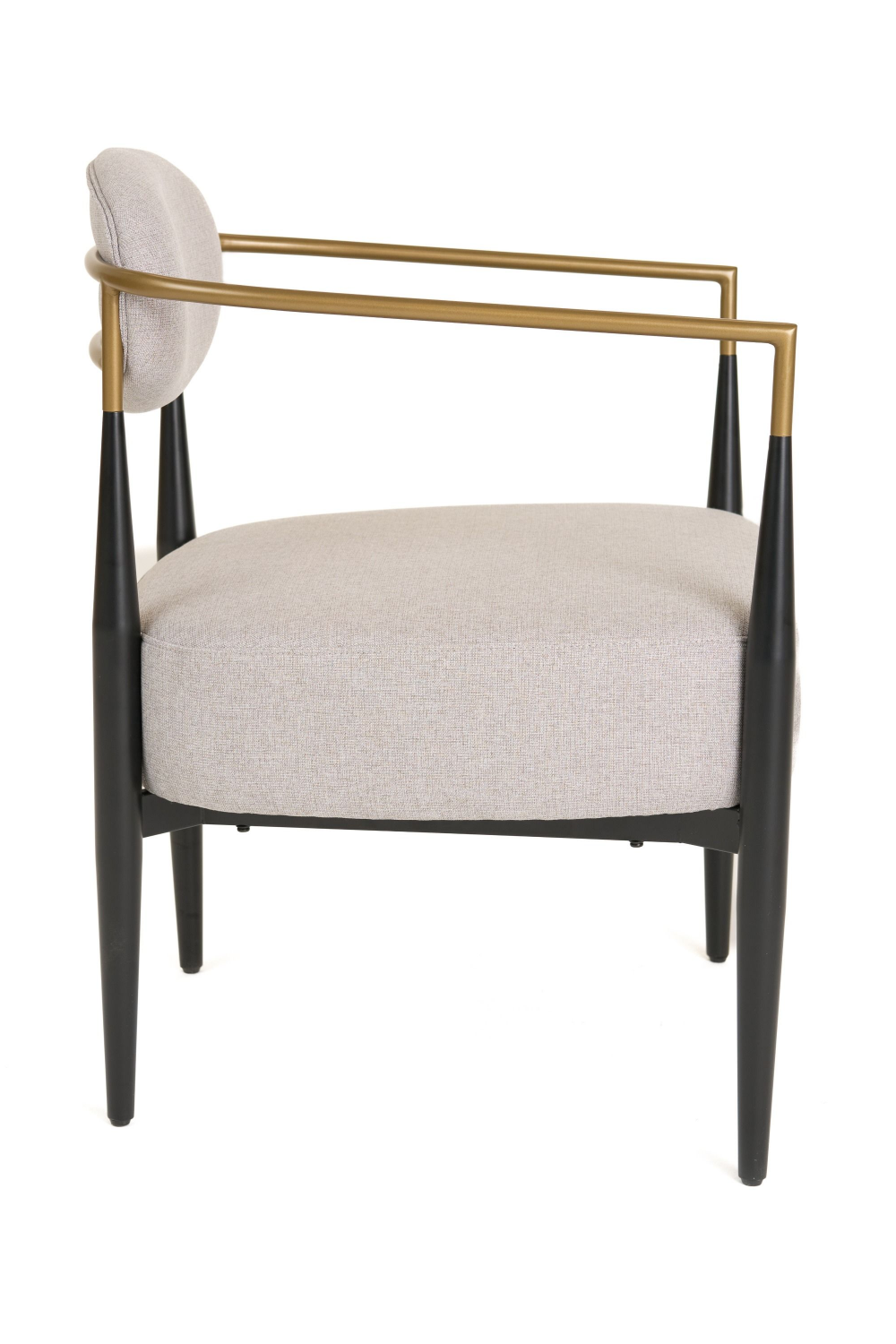   Gold-Armed Accent Chair | Oroa.com