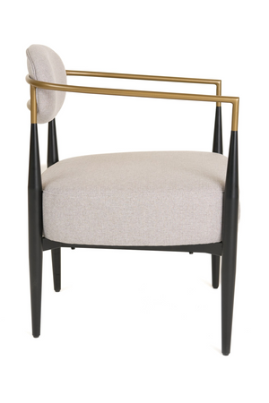   Gold-Armed Accent Chair | Oroa.com