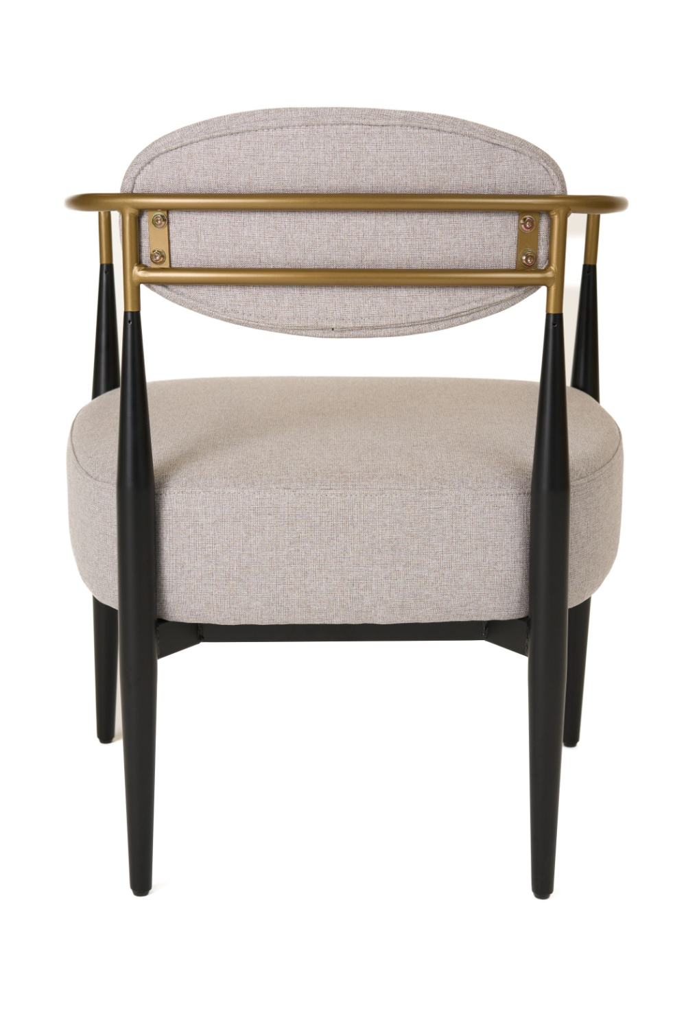   Gold-Armed Accent Chair | Oroa.com