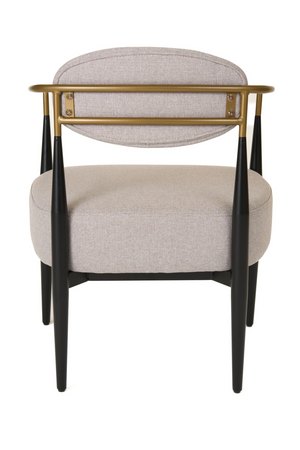   Gold-Armed Accent Chair | Oroa.com