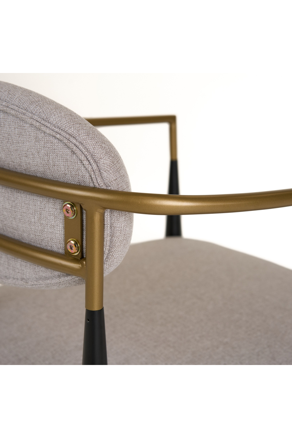   Gold-Armed Accent Chair | Oroa.com
