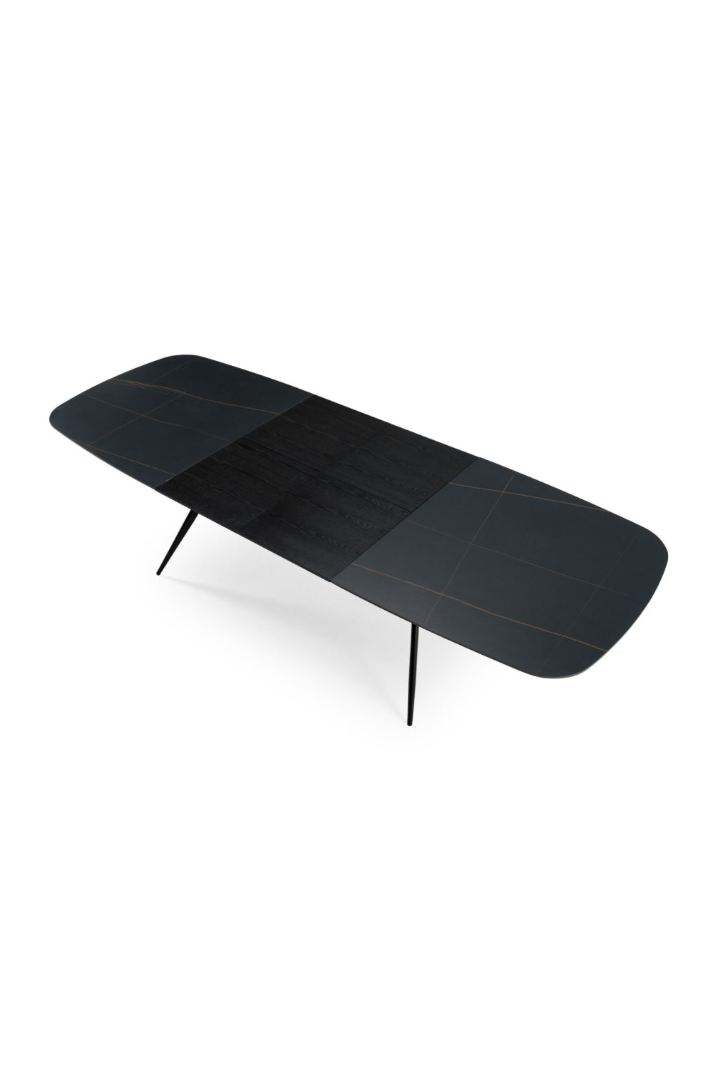   Black Ceramic Extendable Dining Table | Oroa.com