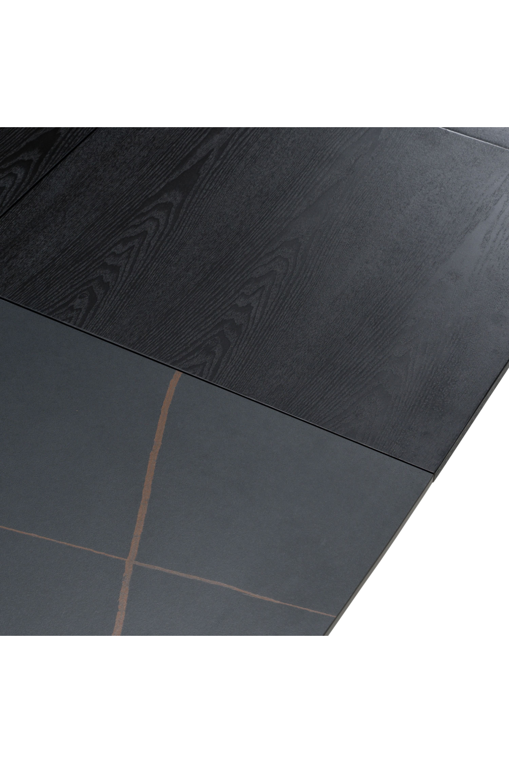   Black Ceramic Extendable Dining Table | Oroa.com