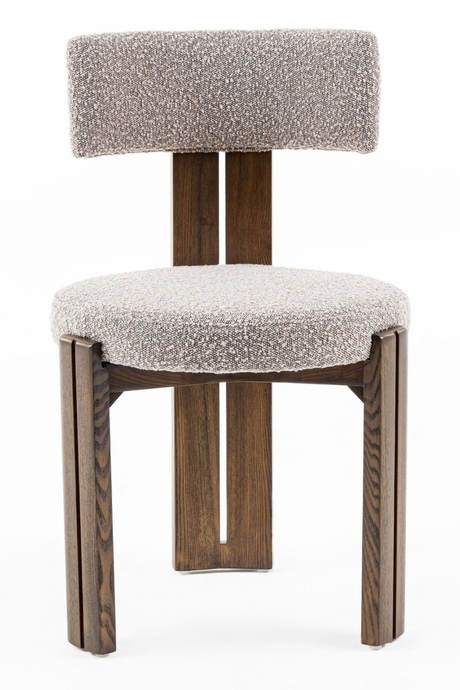   Gray Vegan Leather Dining Chair | Oroa.com