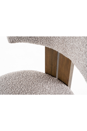   Gray Vegan Leather Dining Chair | Oroa.com