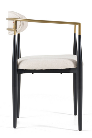   Gold-Armed Dining Chair | Oroa.com