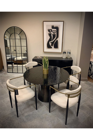   Gold-Armed Dining Chair | Oroa.com