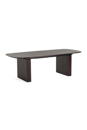   Smoked Oak Extendable Dining Table | Oroa.com