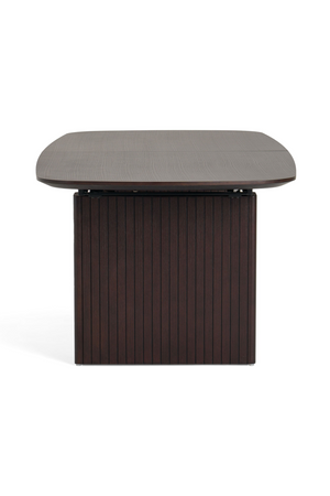   Smoked Oak Extendable Dining Table | Oroa.com