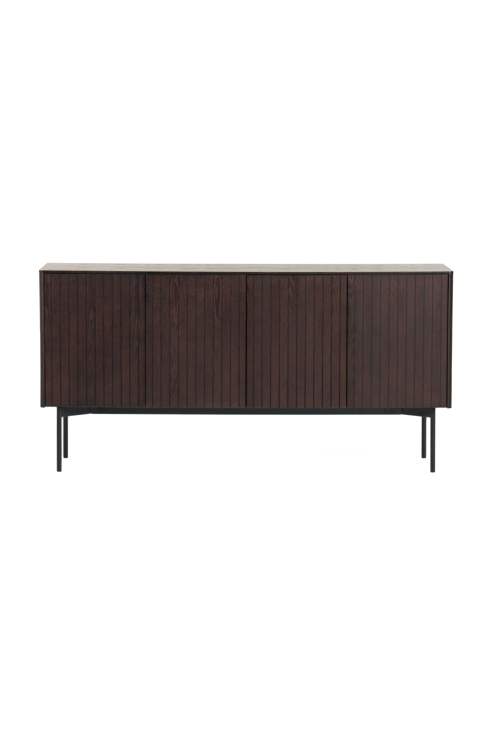   Slatted Smoked Ash Sideboard | Oroa.com