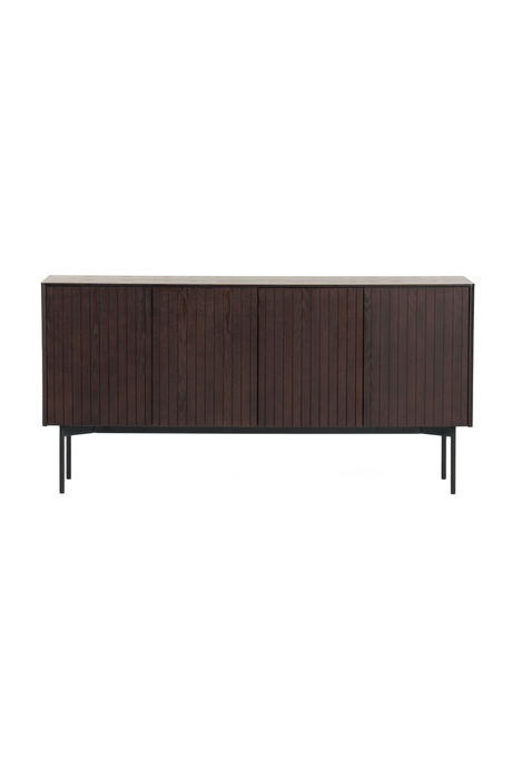  Slatted Smoked Ash Sideboard | Oroa.com
