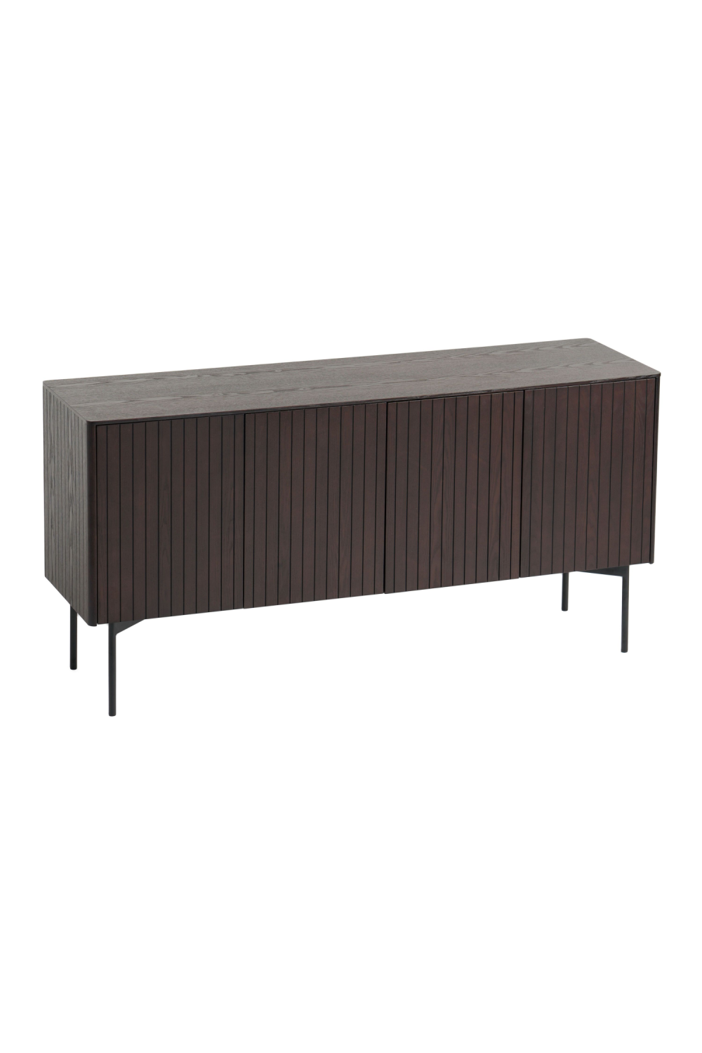   Slatted Smoked Ash Sideboard | Oroa.com