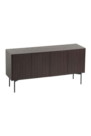   Slatted Smoked Ash Sideboard | Oroa.com
