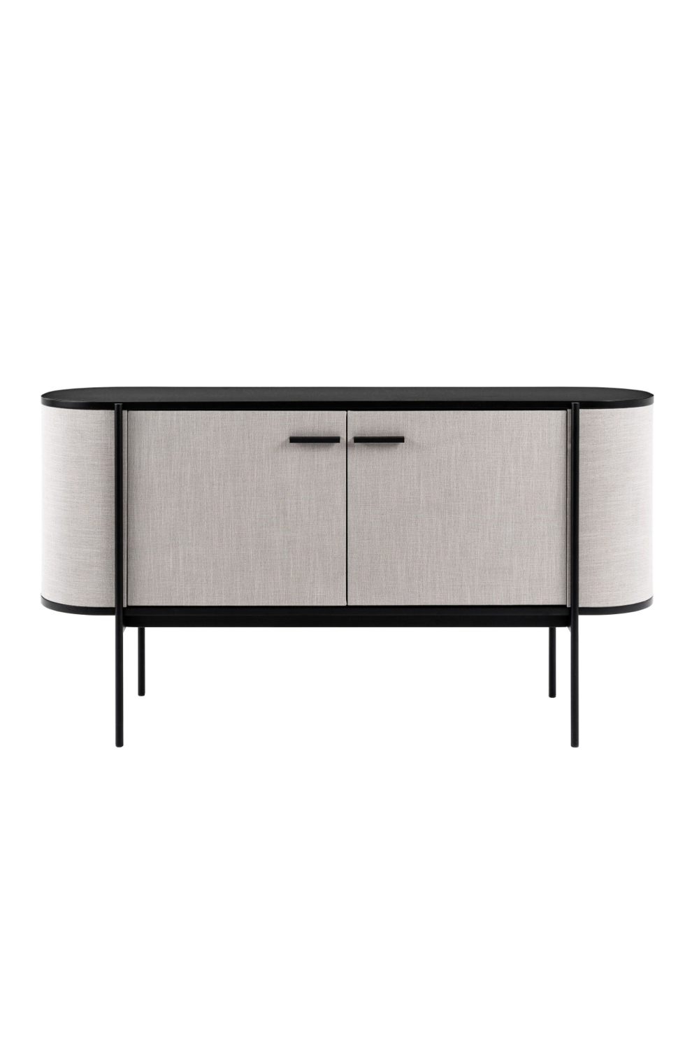   Beige Fabric 2-Door Sideboard | Oroa.com