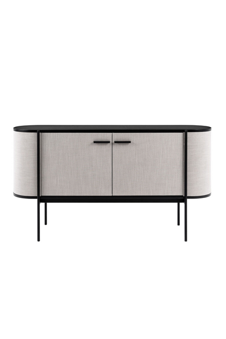   Beige Fabric 2-Door Sideboard | Oroa.com
