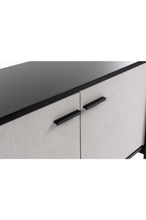   Beige Fabric 2-Door Sideboard | Oroa.com