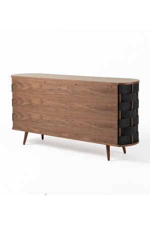  Gray Woven Fabric Sideboard | Oroa.com