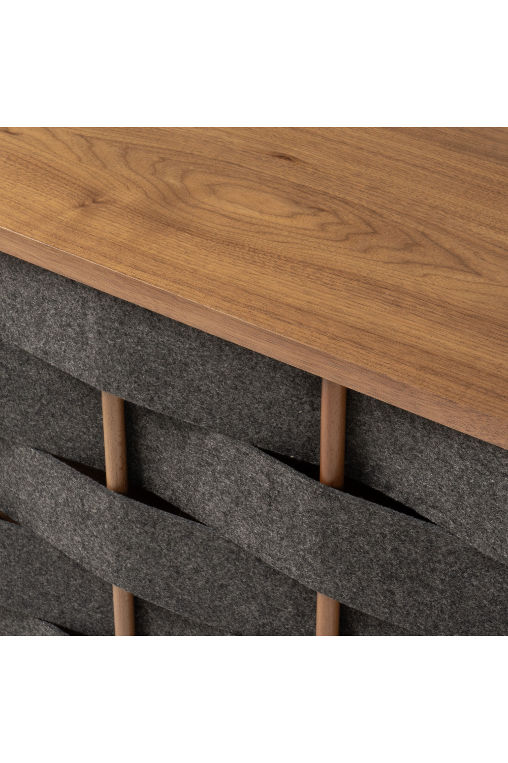   Gray Woven Fabric Sideboard | Oroa.com