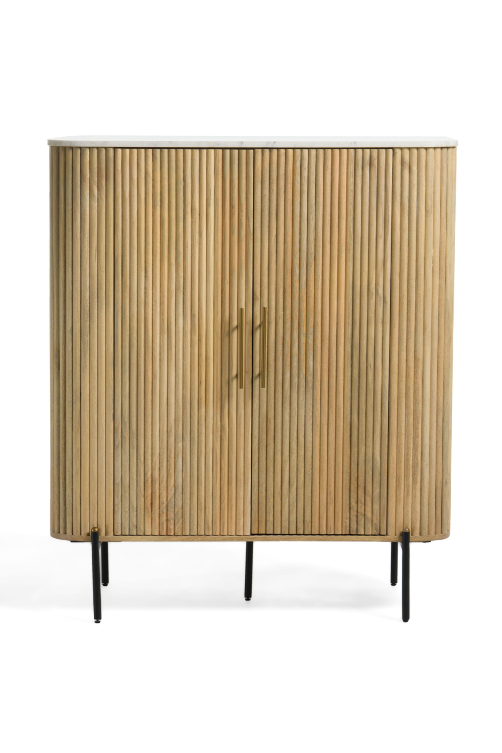   Mango Wood 2-Door Tall Sideboard | Oroa.com