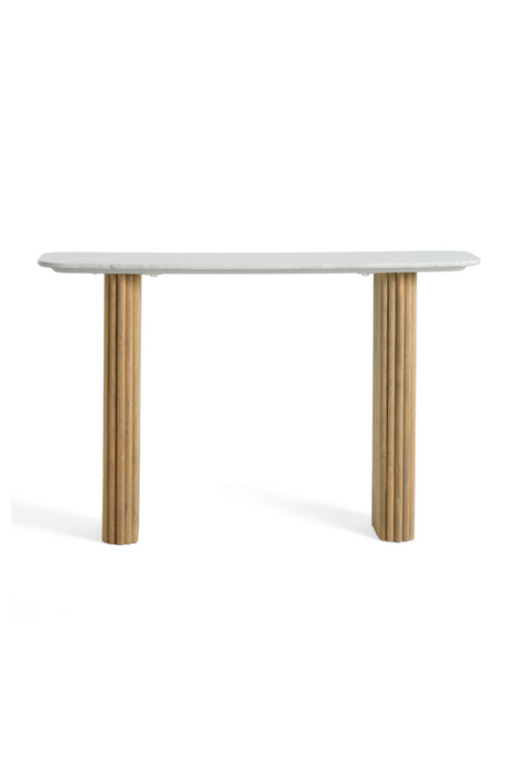   White Marble Console Table | Oroa.com