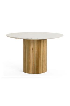   White Marble Dining Table | Oroa.com