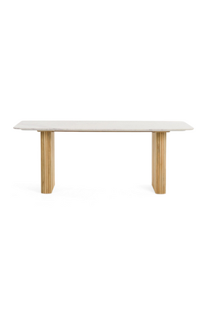   White Marble Dining Table | Oroa.com