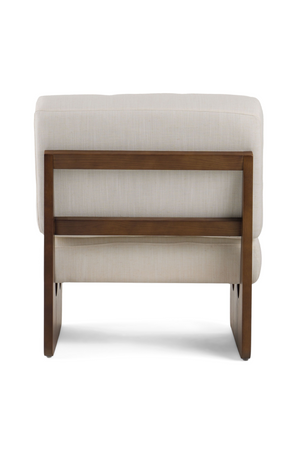   White Tufted Lounge Chair | Oroa.com