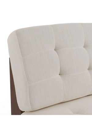   White Tufted Lounge Chair | Oroa.com
