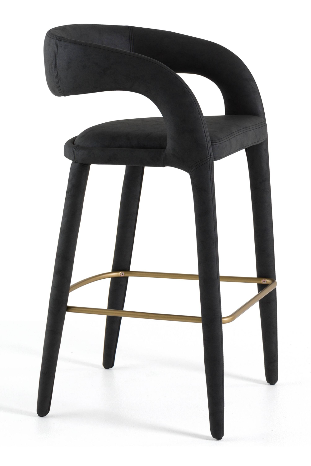   Vegan Leather Upholstered Bar Chair | Oroa.com