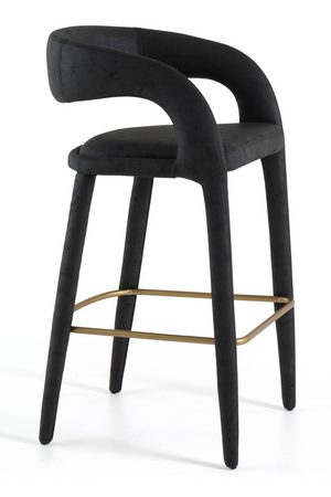   Vegan Leather Upholstered Bar Chair | Oroa.com