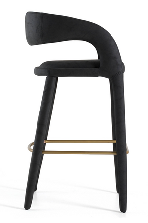   Vegan Leather Upholstered Bar Chair | Oroa.com