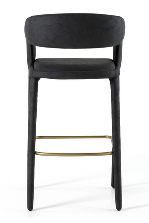   Vegan Leather Upholstered Bar Chair | Oroa.com