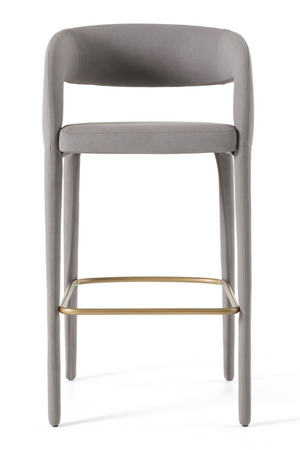   Vegan Leather Upholstered Bar Chair | Oroa.com
