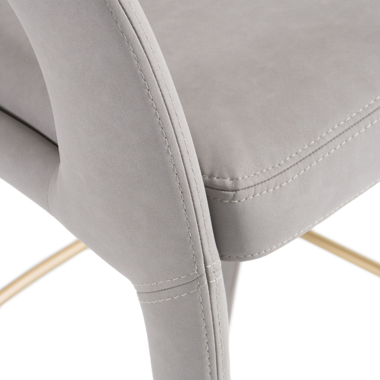   Vegan Leather Upholstered Bar Chair | Oroa.com