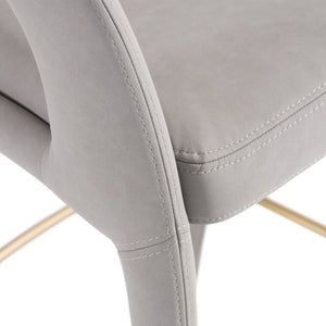   Vegan Leather Upholstered Bar Chair | Oroa.com
