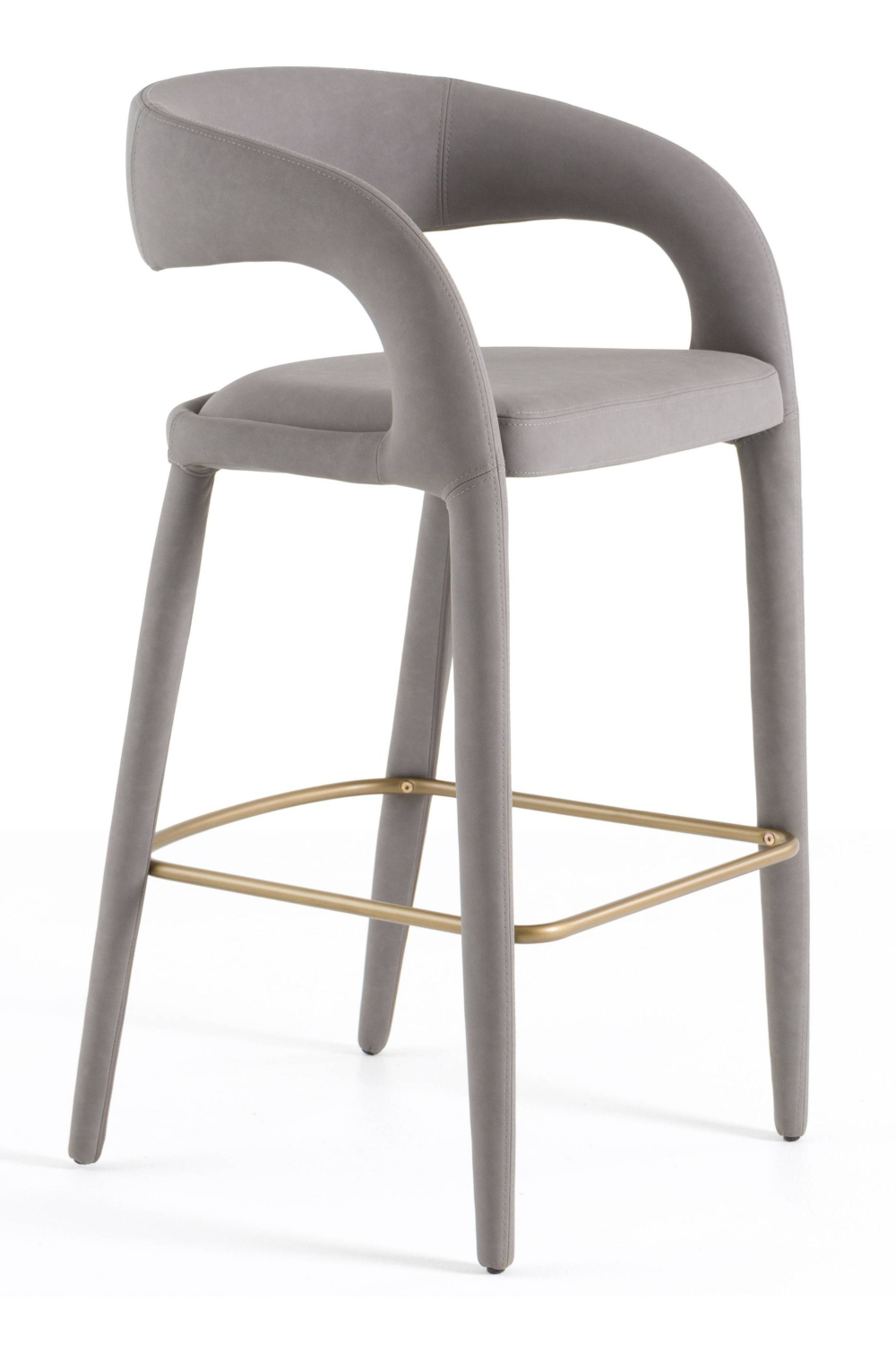   Vegan Leather Upholstered Bar Chair | Oroa.com
