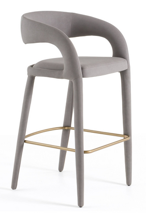   Vegan Leather Upholstered Bar Chair | Oroa.com