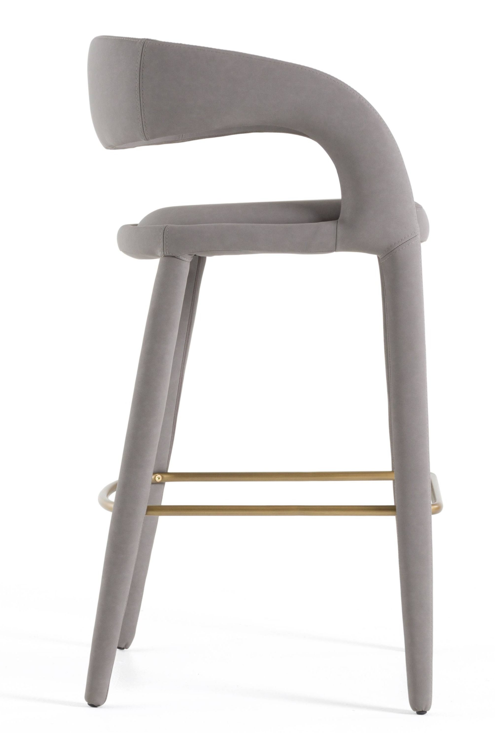   Vegan Leather Upholstered Bar Chair | Oroa.com