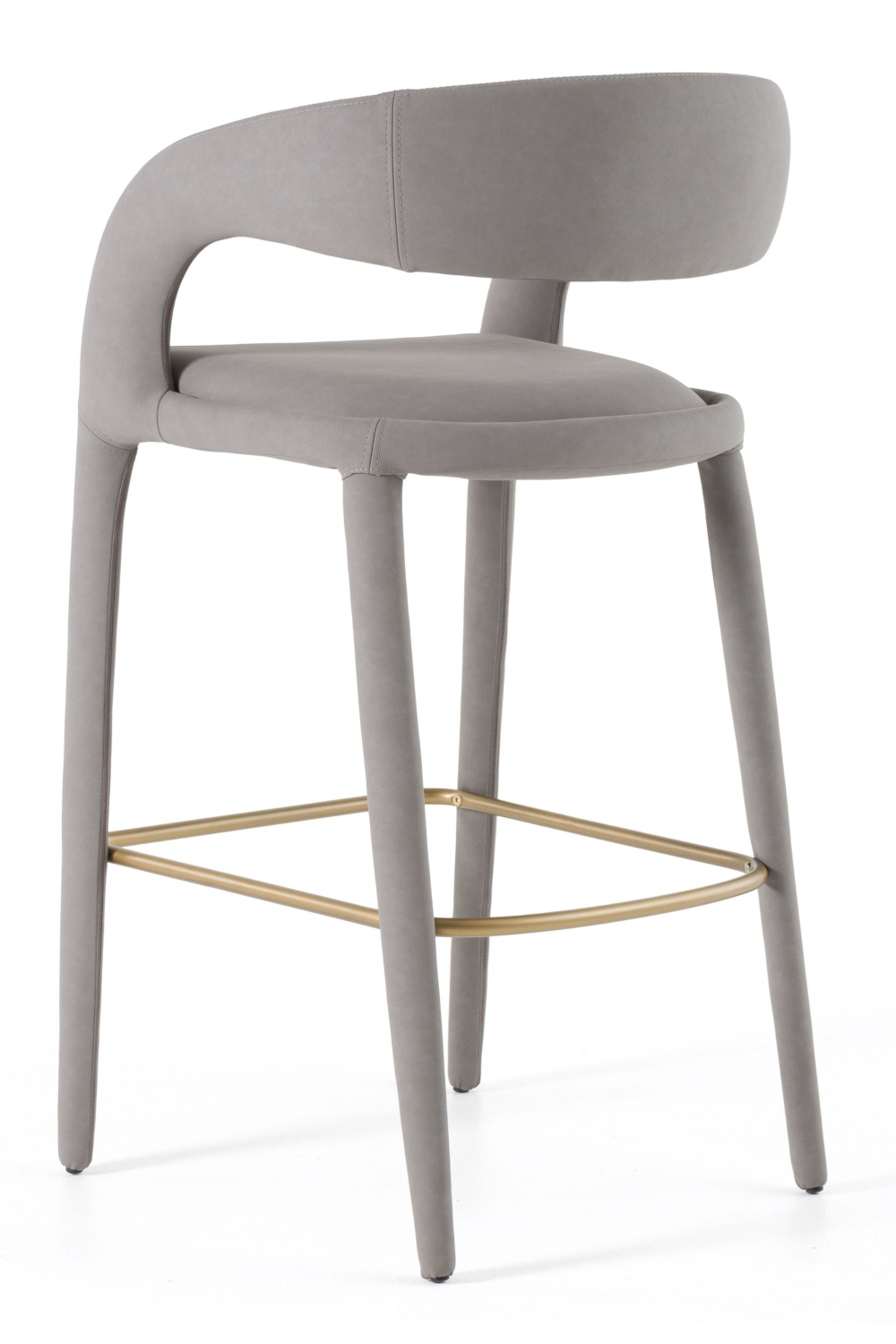  Vegan Leather Upholstered Bar Chair | Oroa.com