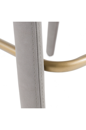   Vegan Leather Upholstered Bar Chair | Oroa.com